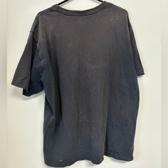 Carhartt Perfectly Worn Faded Distressed Navy Short Sleeve Tee - Picture 2 of 9